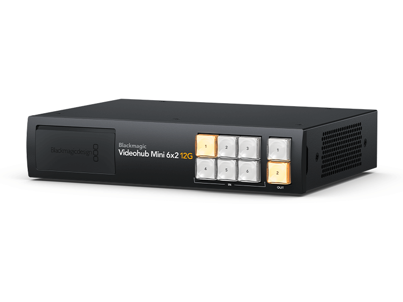 Blackmagic Videohub Mini 6x2 12G